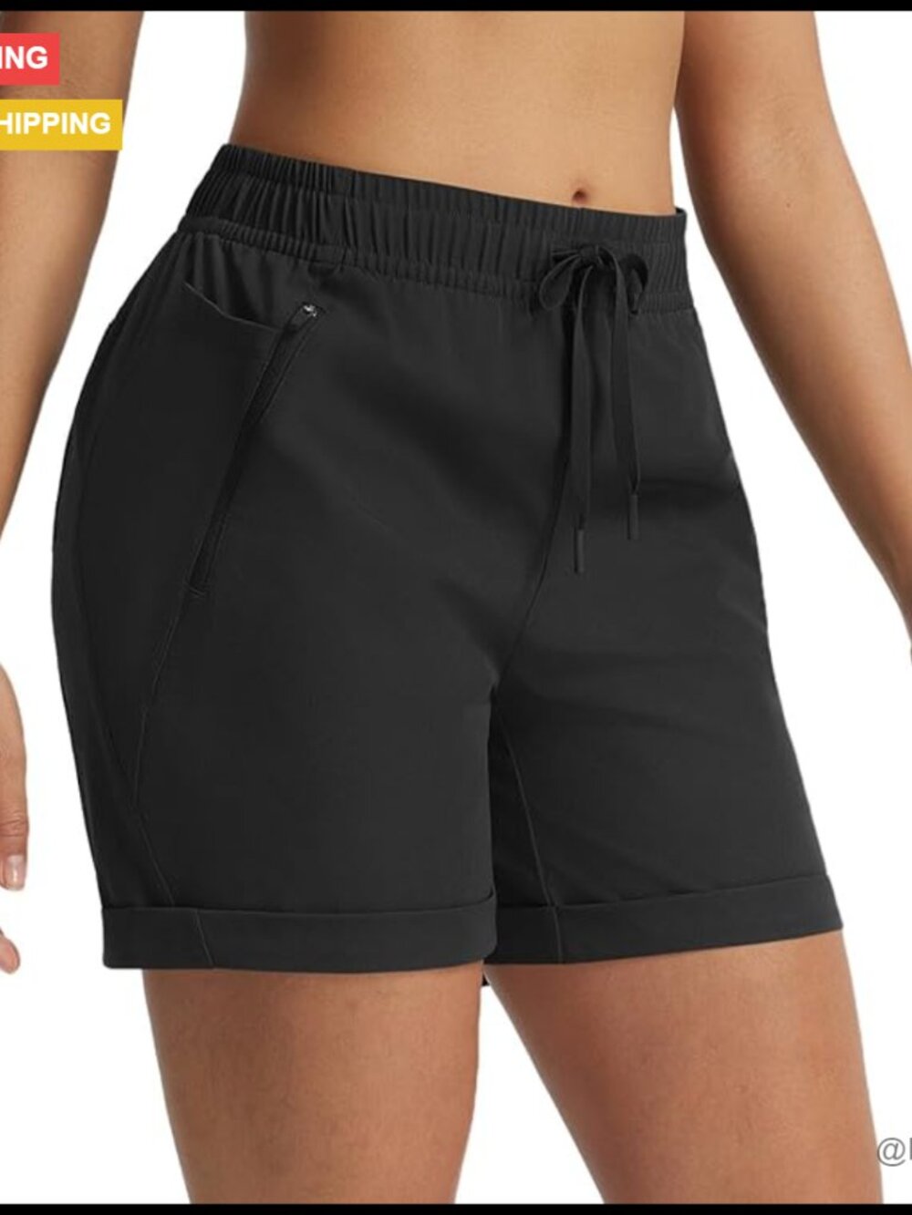 5'' Hiking Shorts With Zipper Pockets Lightweight Water Resistant Quick Dry